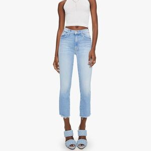 MOTHER The Insider Crop Step Fray